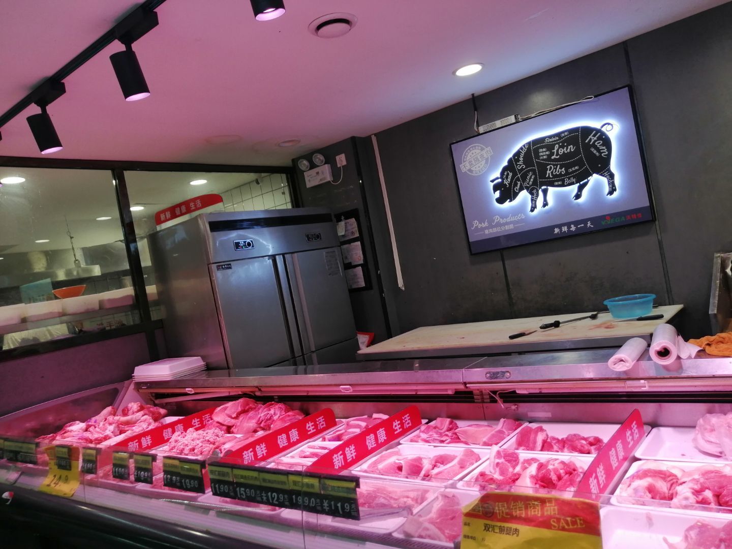 气温骤降 猪肉销售迎来一年中的黄金期