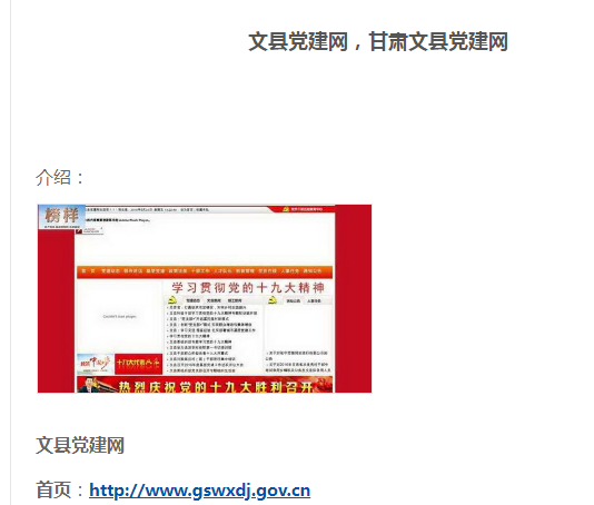 文县党建网-文县党建网简介