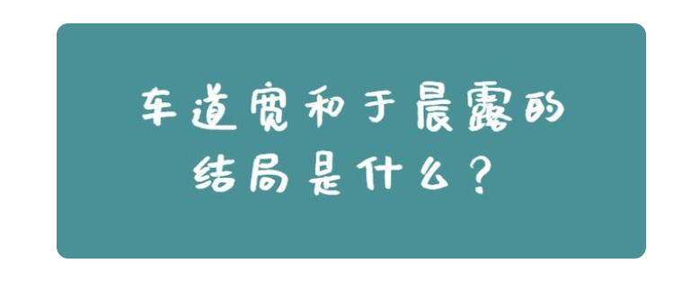 电视剧《孤军英雄》车道宽和于晨露的结局是什么？