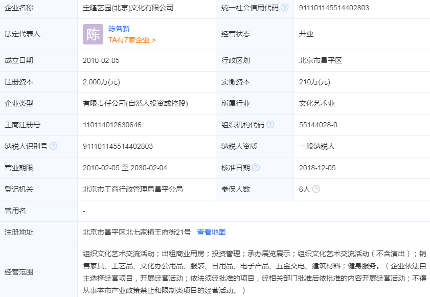 宝隆艺园在哪？宝隆艺园文化公司简介 