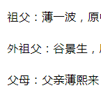 boguagua-薄瓜瓜是谁？薄瓜瓜的家庭成员