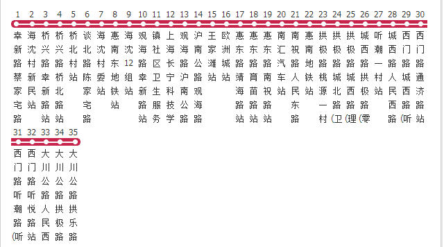惠南3路公交车路线 惠南3路首末班车时间