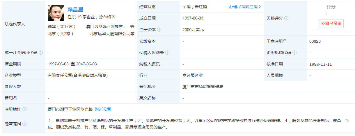 ​远华集团有限公司简介 远华集团有限公司经营范围介绍